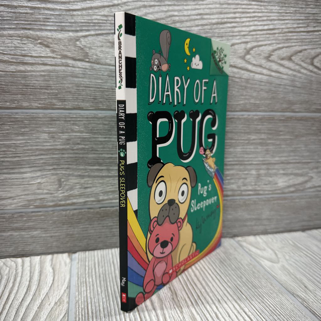 Diary Of A Pug Pug's Sleepover Chapter Book