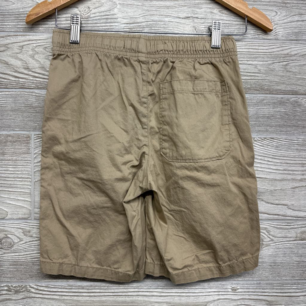 Pull On Drawstring Flat Front Shorts 10-12