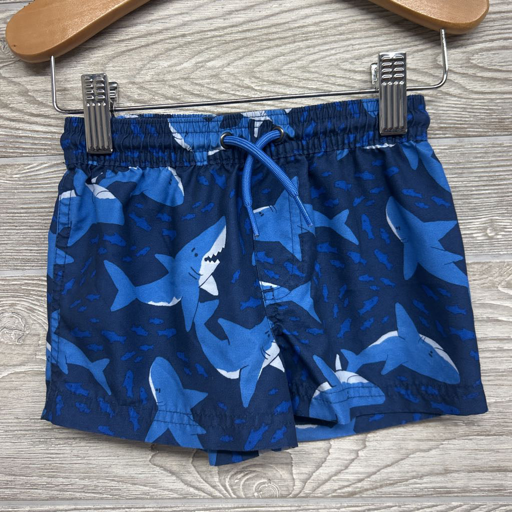 Drawstring Swim Trunks Sharks 18M