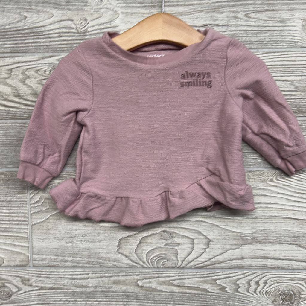 Textured LS Shirt & Leggings Always Smiling Flowers 6M