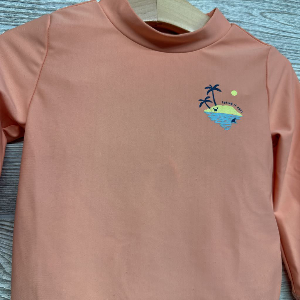 LS Rash Guard & Swim Trunks Taking It Easy Beaches 18M