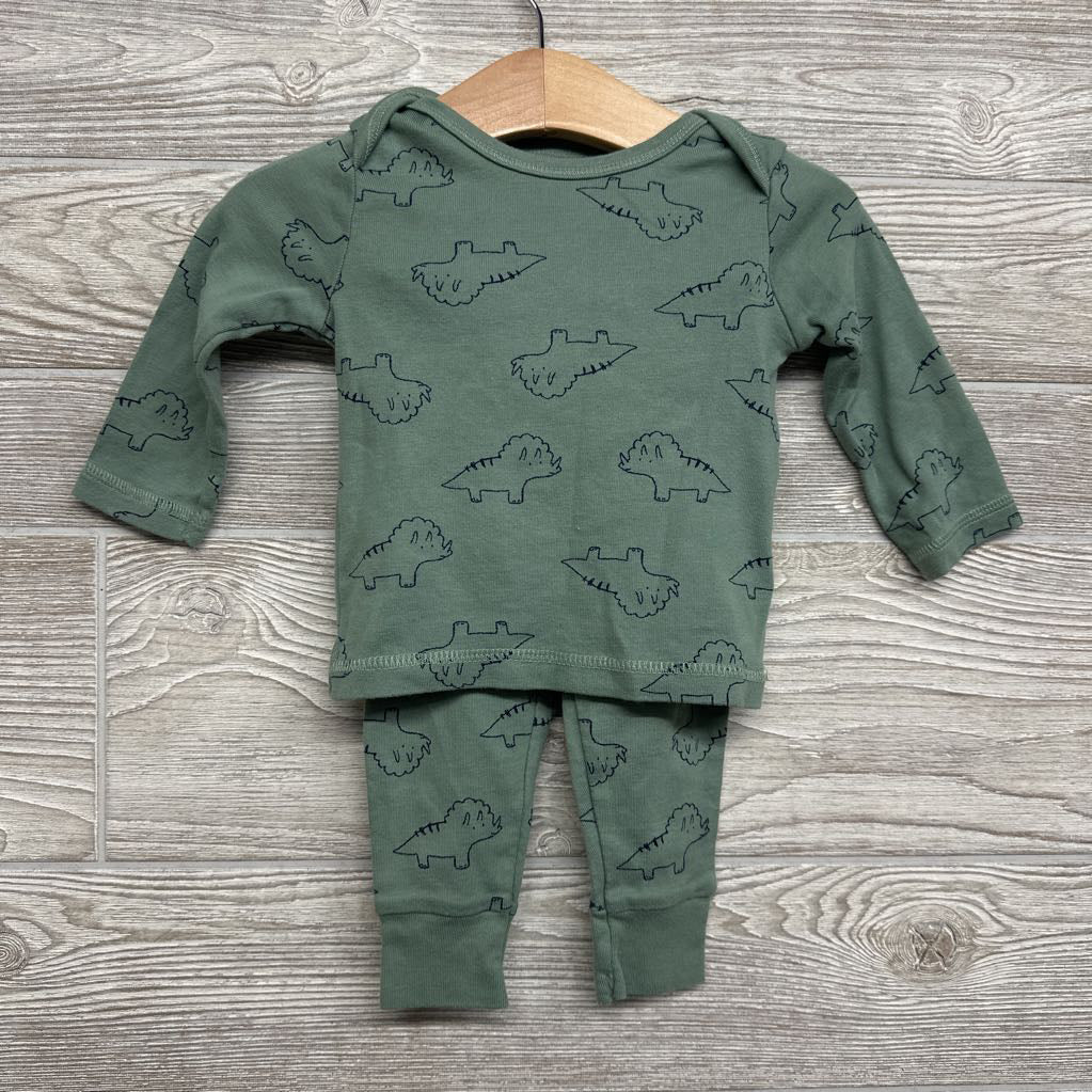 LS Shirt & Pants Dinosaurs 6M