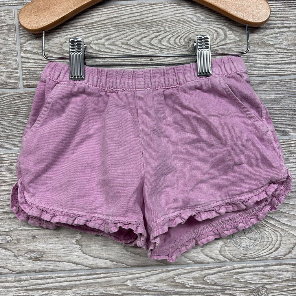 Pull On Ruffle Trim Shorts 5T