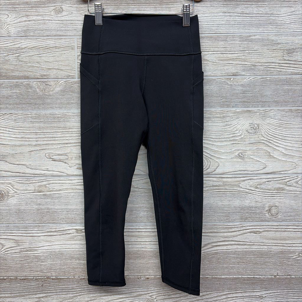 Cropped Active Leggings Side Pockets 8