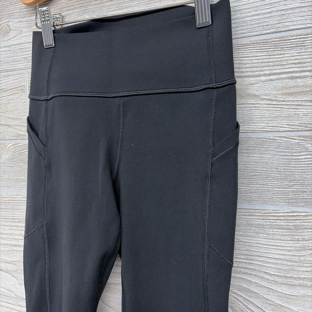 Cropped Active Leggings Side Pockets 8