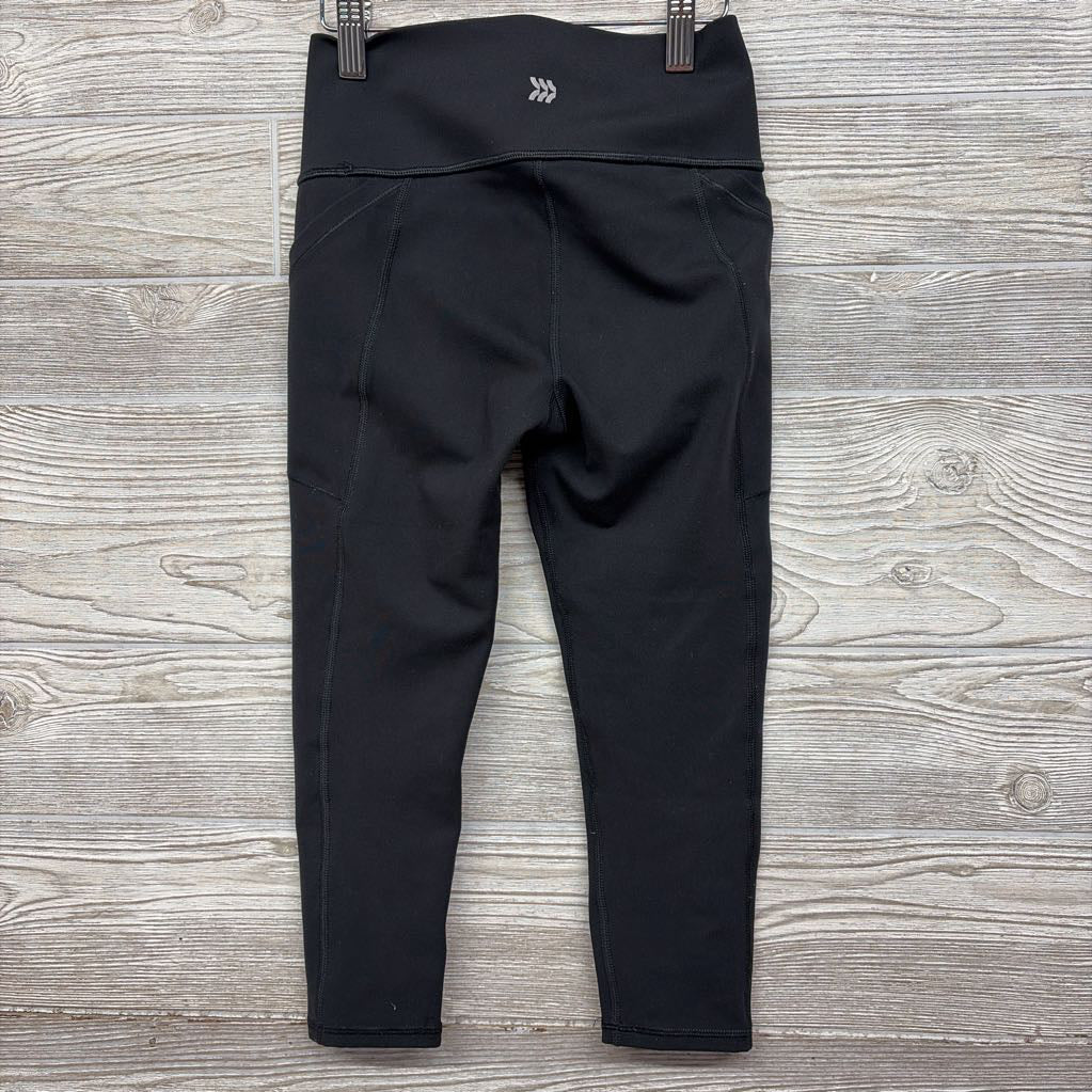 Cropped Active Leggings Side Pockets 8