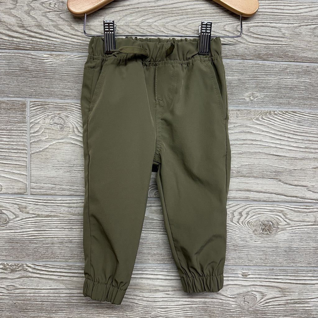 Active Polo Shirt Stripes & Woven Joggers 12M