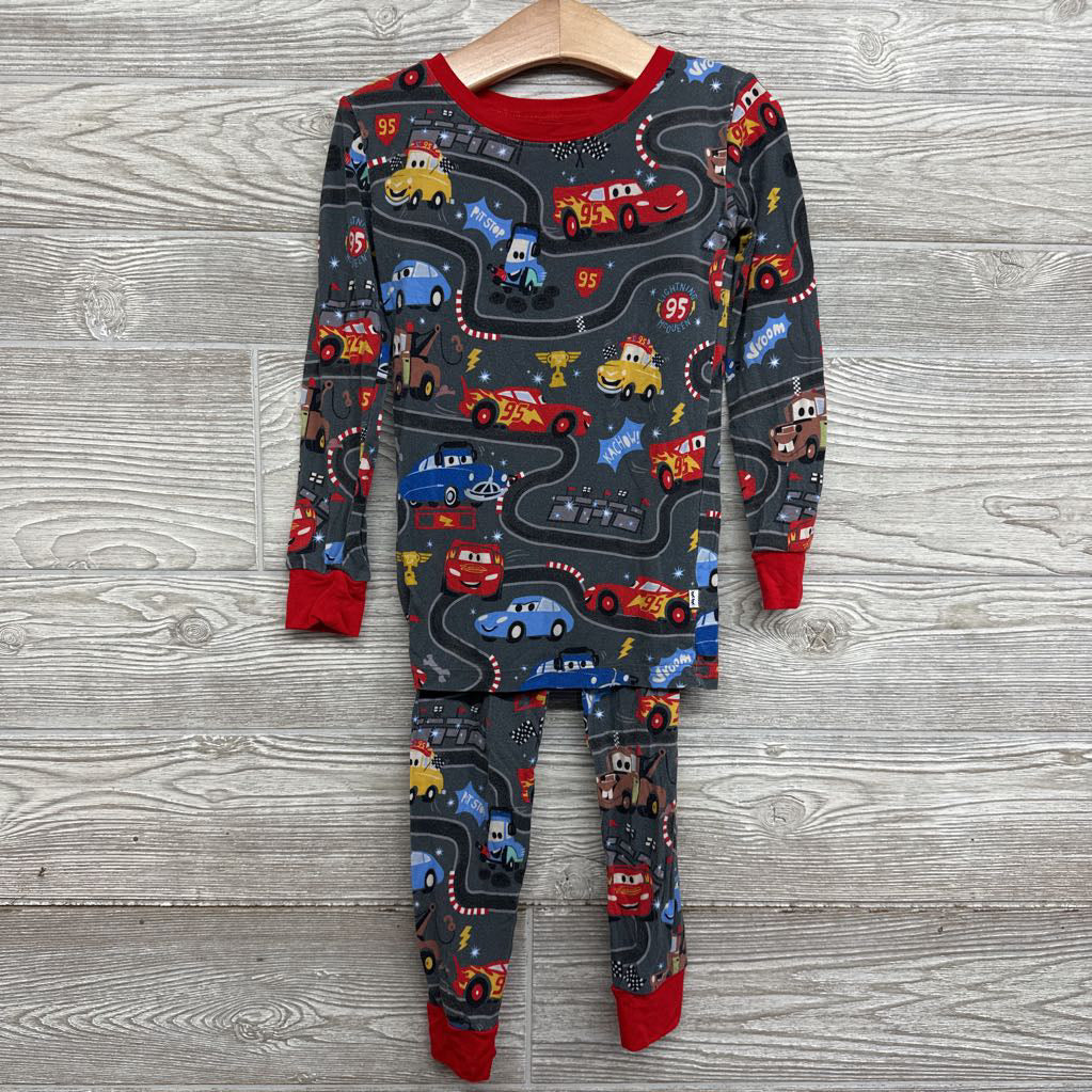 2 Pc LS Bamboo PJs Disney Cars 4T *