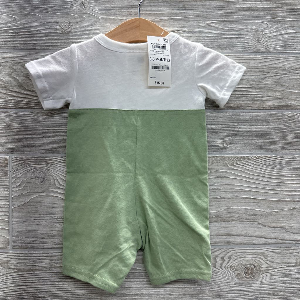 NEW Shorty Romper Dinosaurs 3-6M