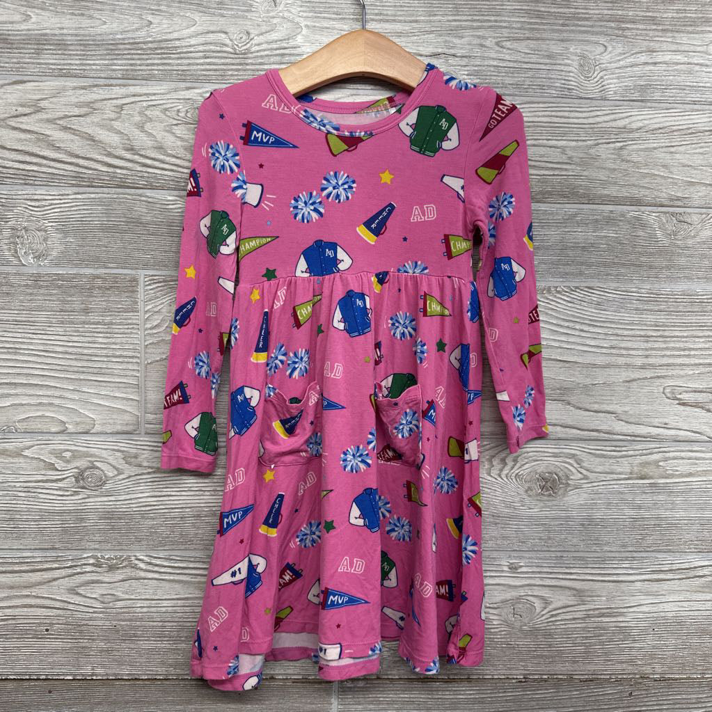 LS Bamboo Dress Cheer AD Team 4T