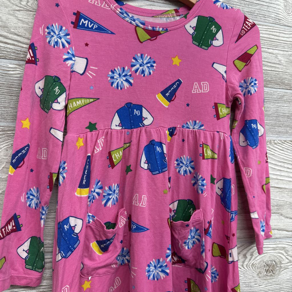 LS Bamboo Dress Cheer AD Team 4T