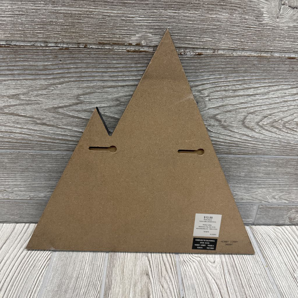 Mountain Wall Sign Be Brave