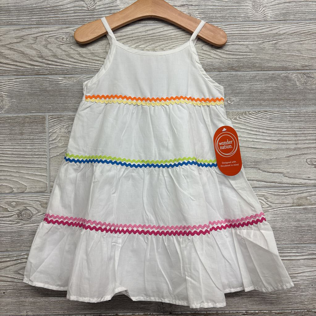 NEW Tank Dress Wiggle Lines 3t
