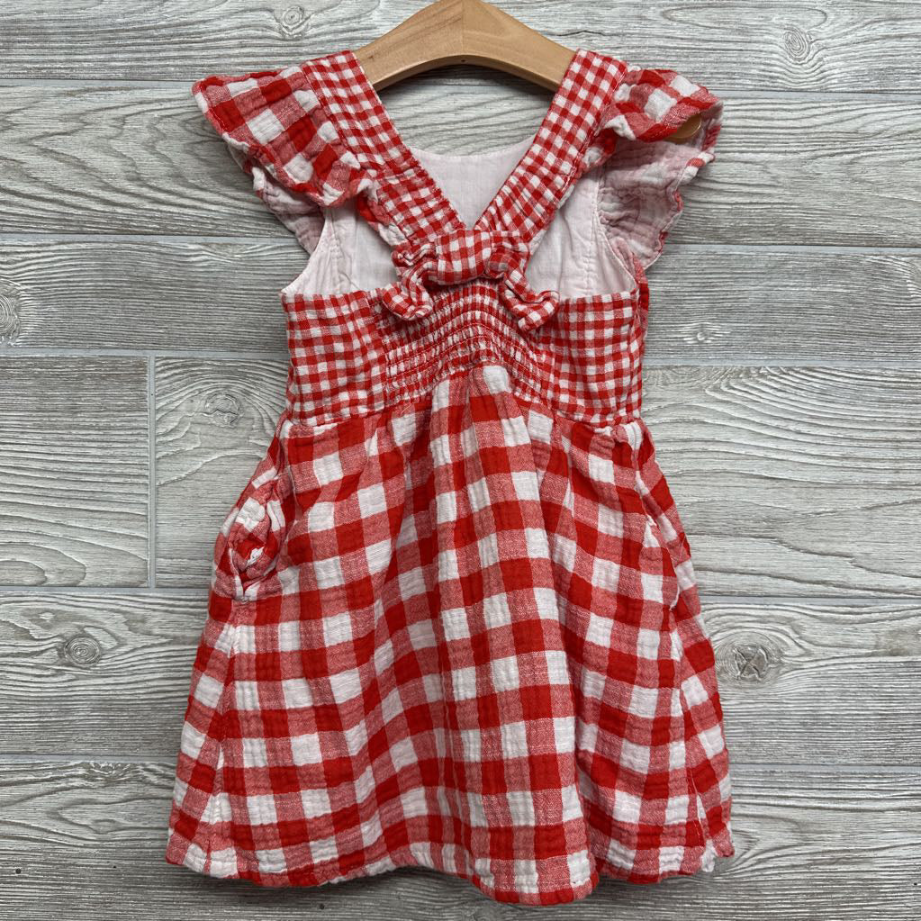 Dress Ruffles Gingham 4t