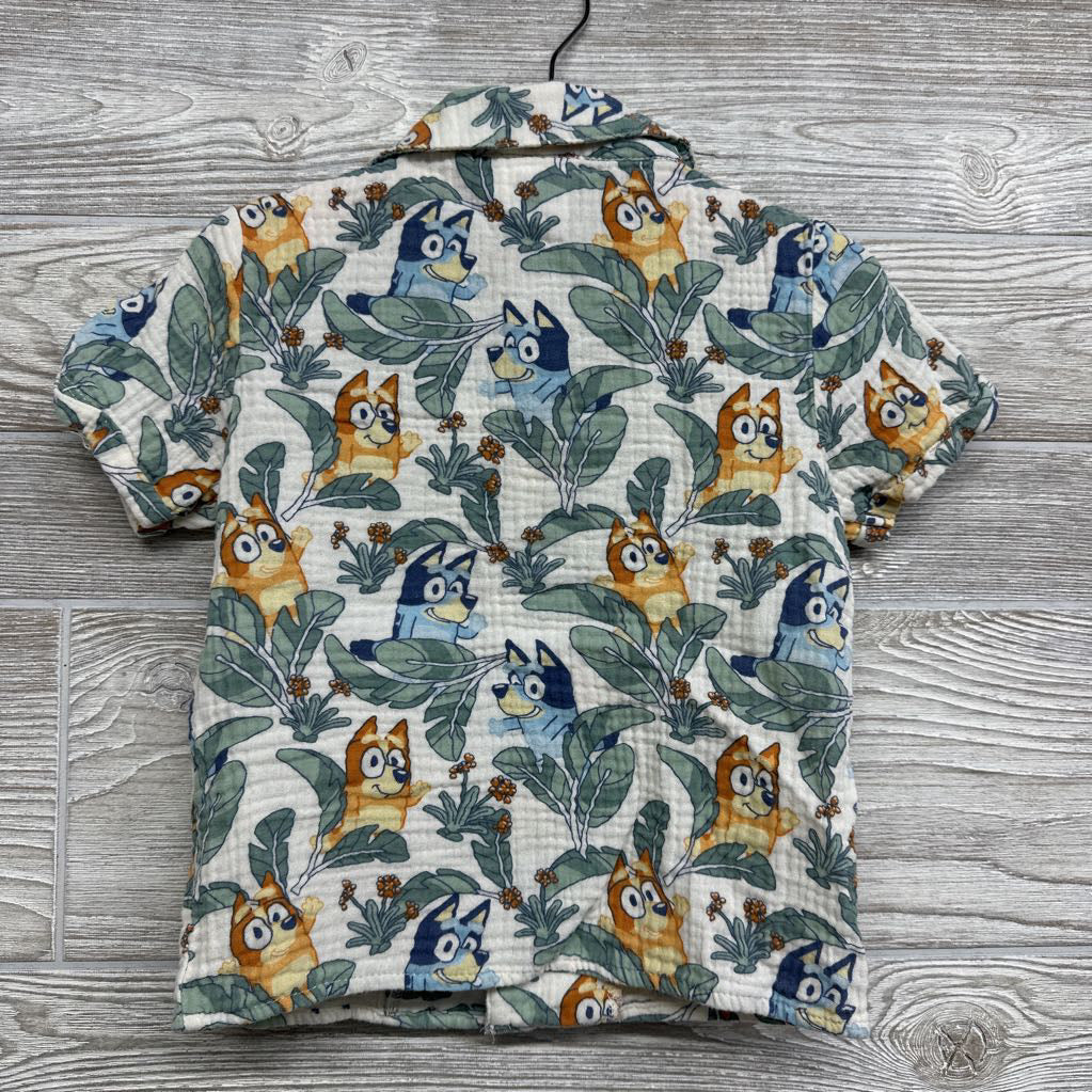 Muslin Button Up Character Shirt 3t