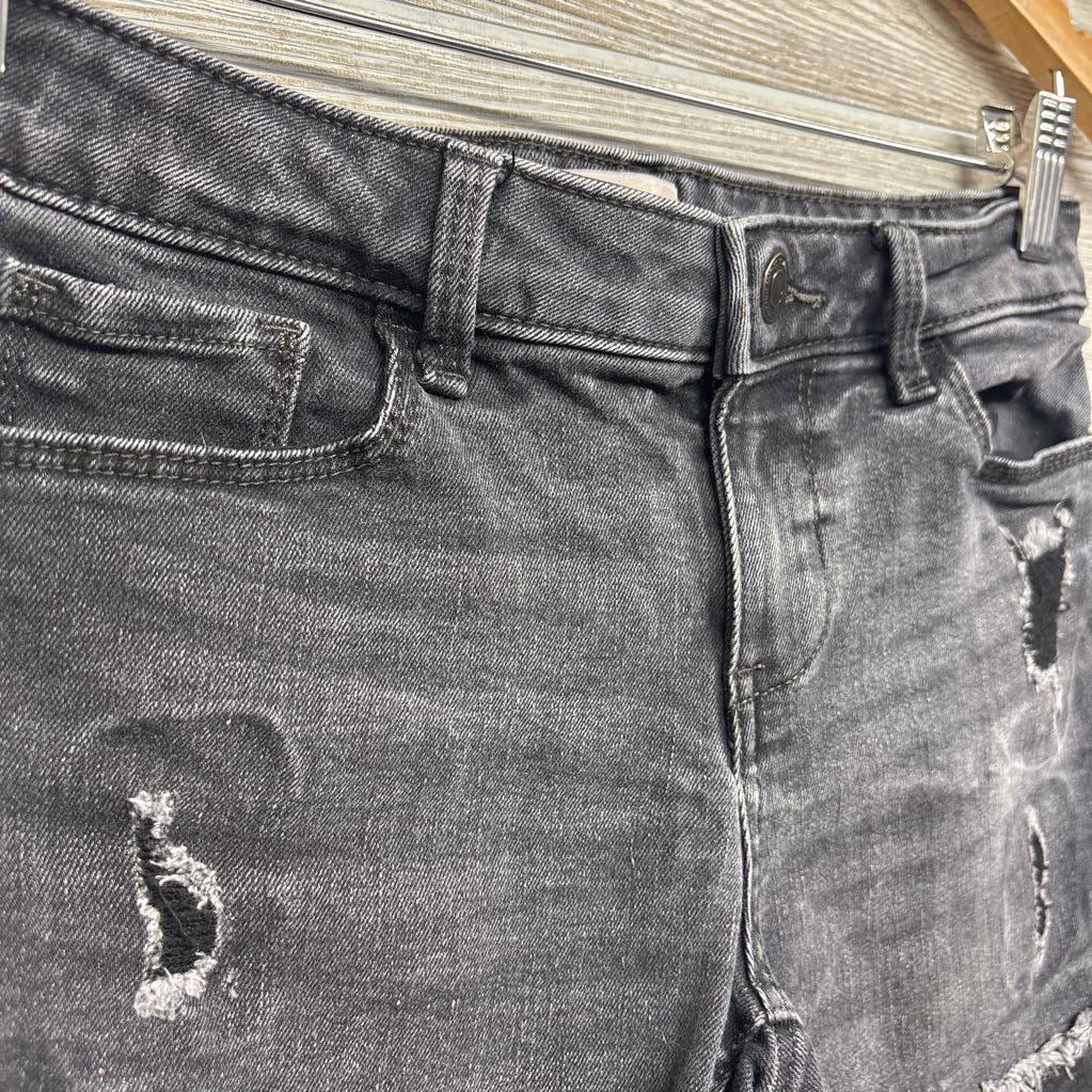 Distressed Denim Shorts Frayed 12