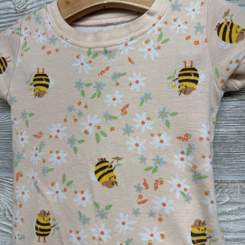 2 Pc PJs Bees Flowers 2T
