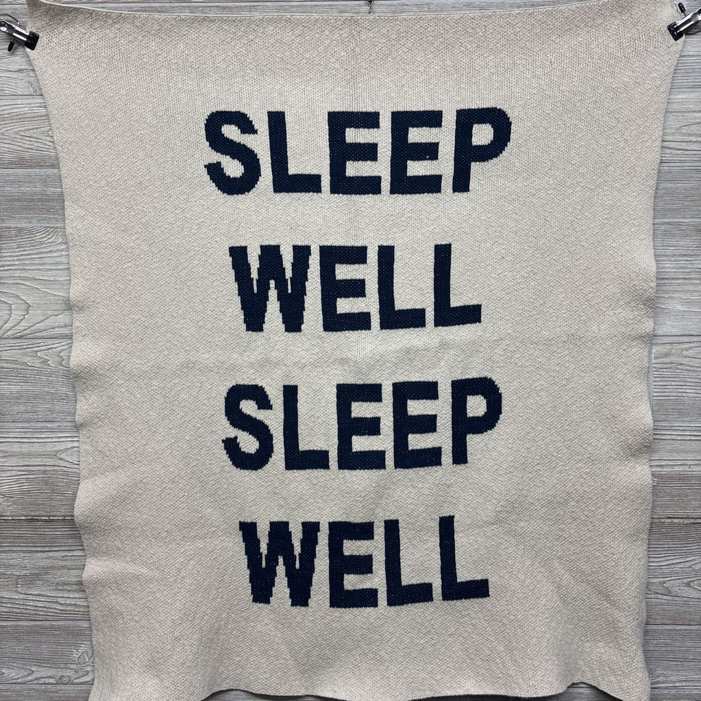 Cotton Knit Blanket Sleep Well Sleep Well
