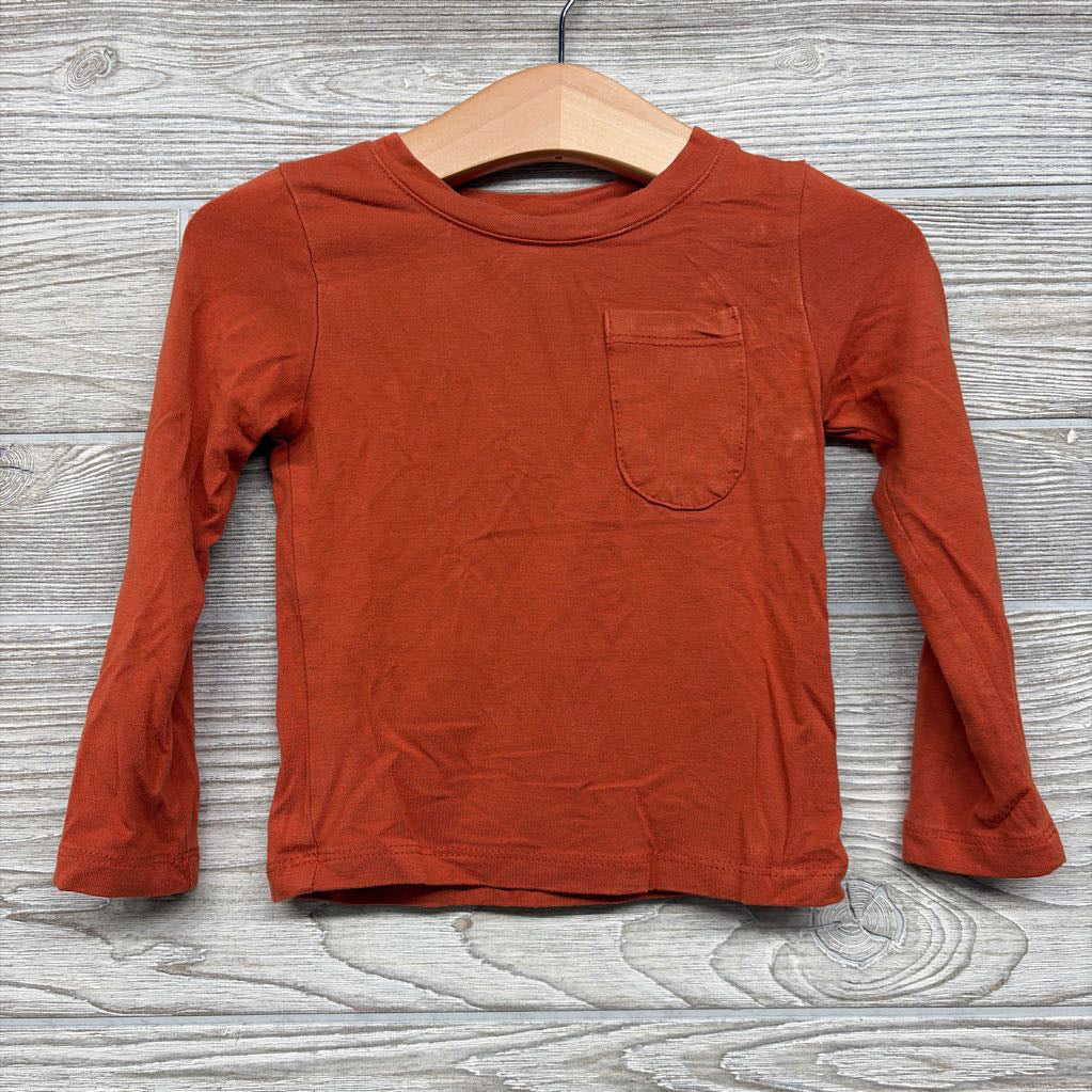 LS Bamboo Shirt Chest Pocket 12-18M