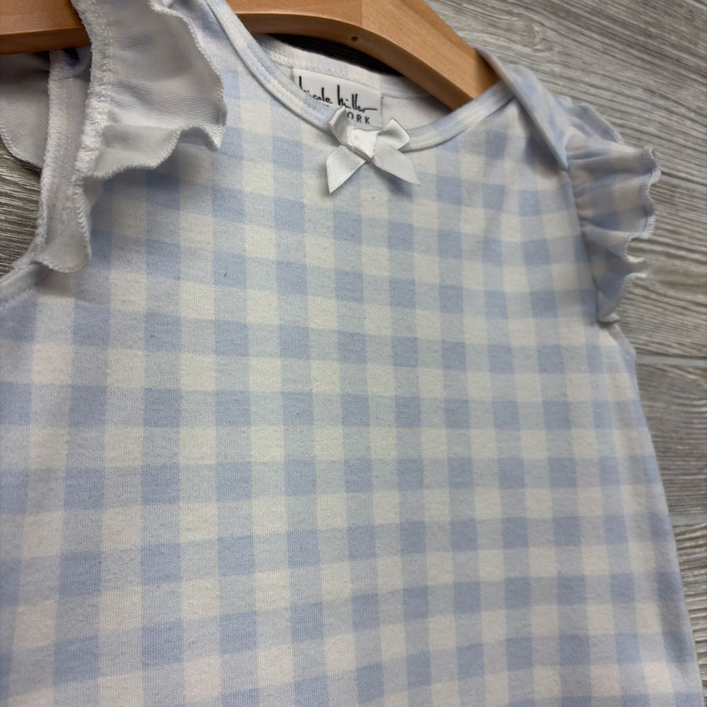 Gingham Bodysuit Bow 24M *
