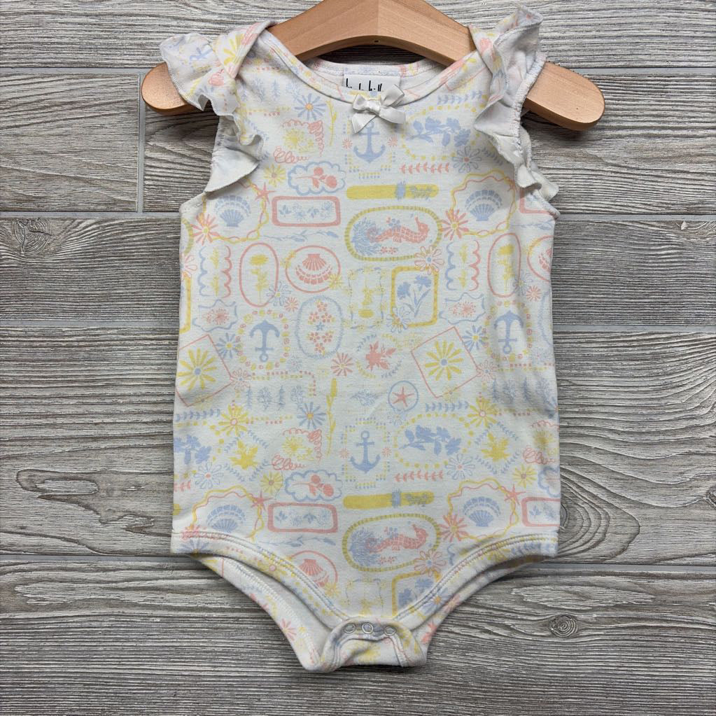 Bodysuit Bow Anchor Seahorses 24M *