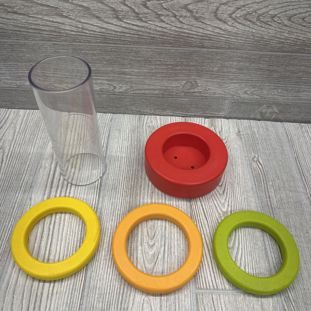 Clear Tube Stacking Rings
