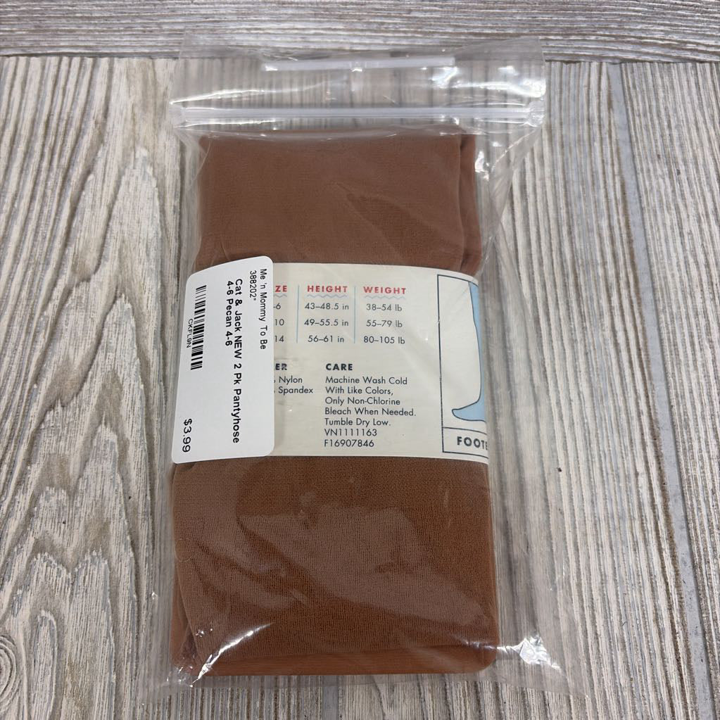 NEW 2 Pk Pantyhose 4-6
