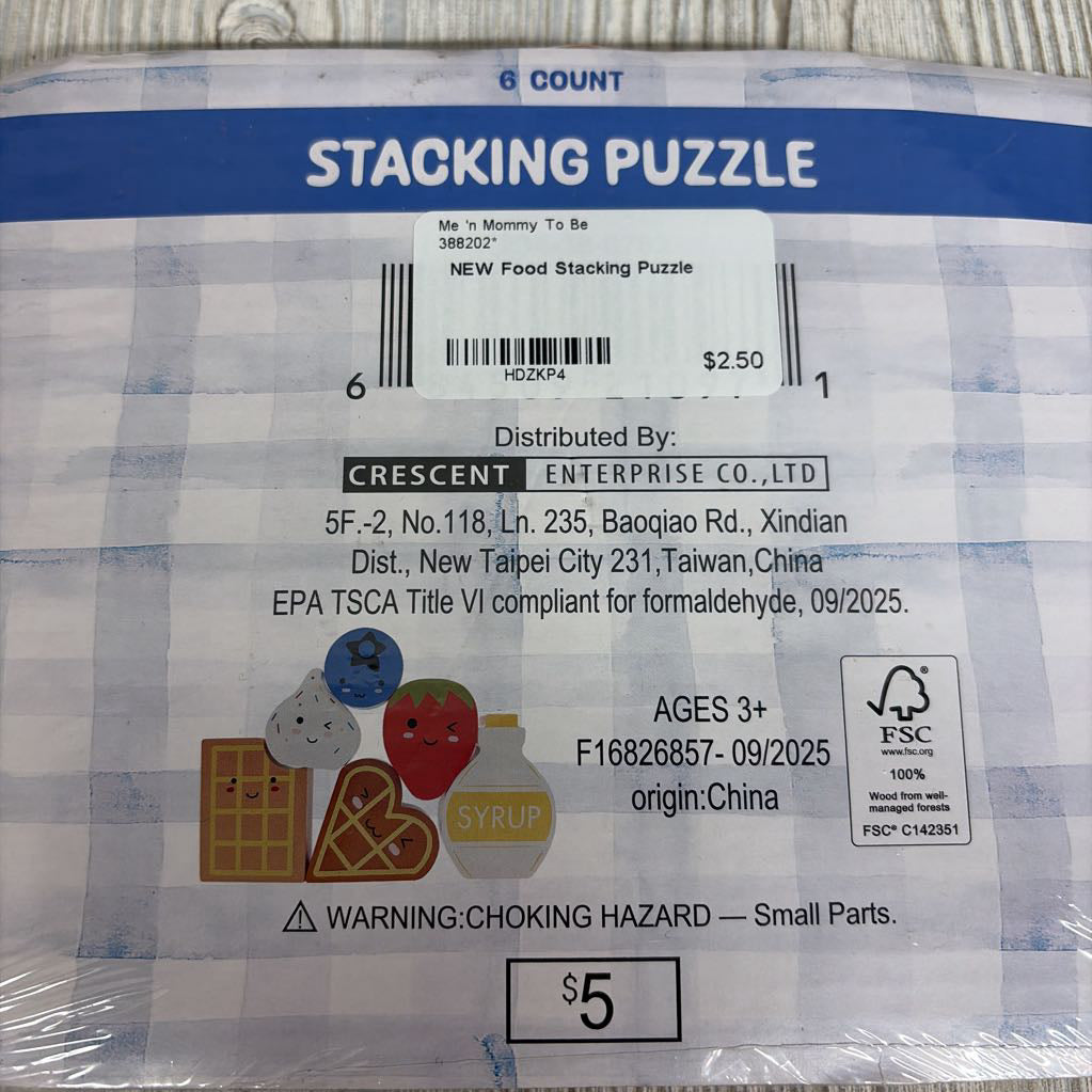 NEW Food Stacking Puzzle