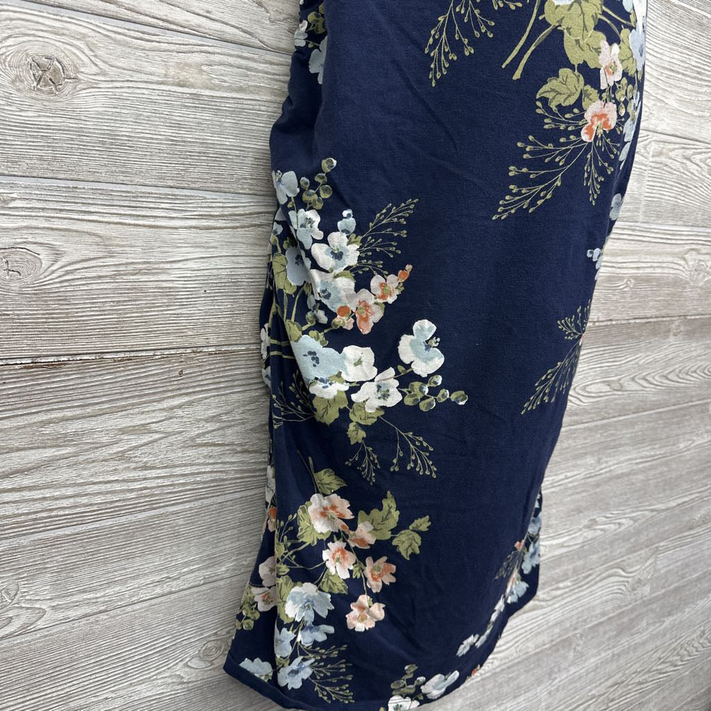 Ruched Bodycon Dress Flowers XL