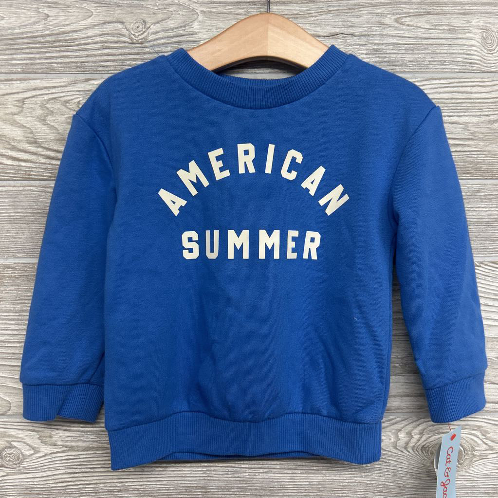 NEW Crewneck American Summer 2T
