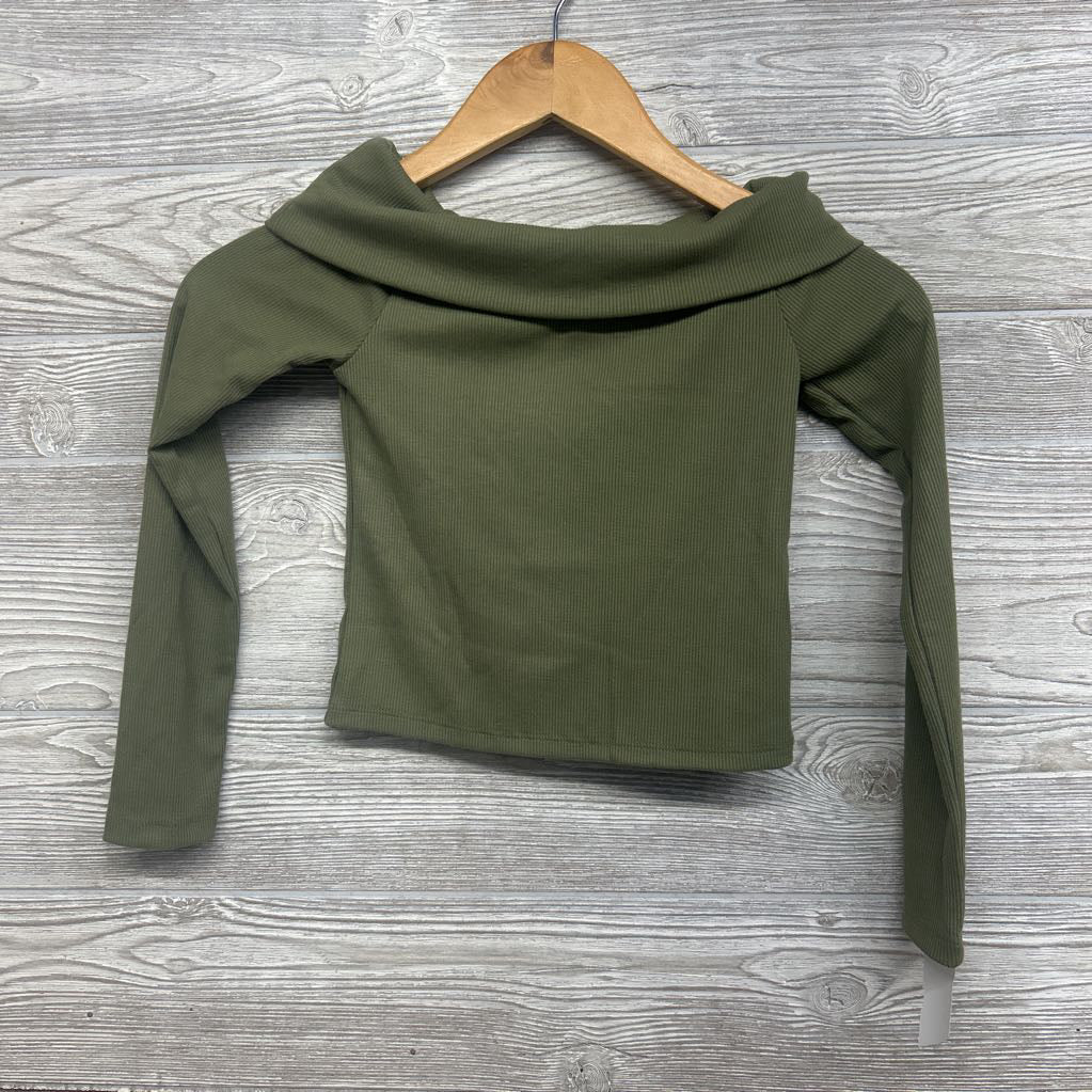 Nw/oT LS Ribbed Off Shoulder Shirt 6-7