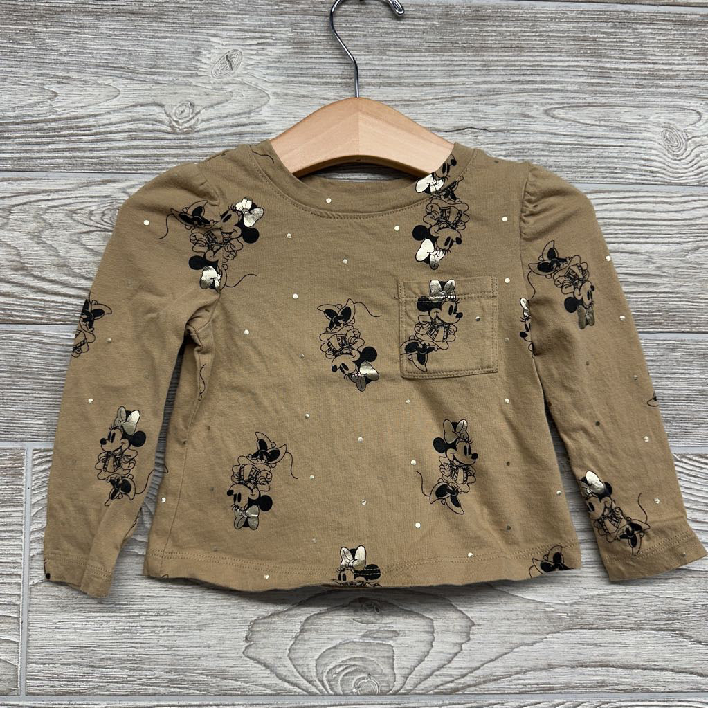 Pocket LS Shirt Minnie Mouse 12-18M