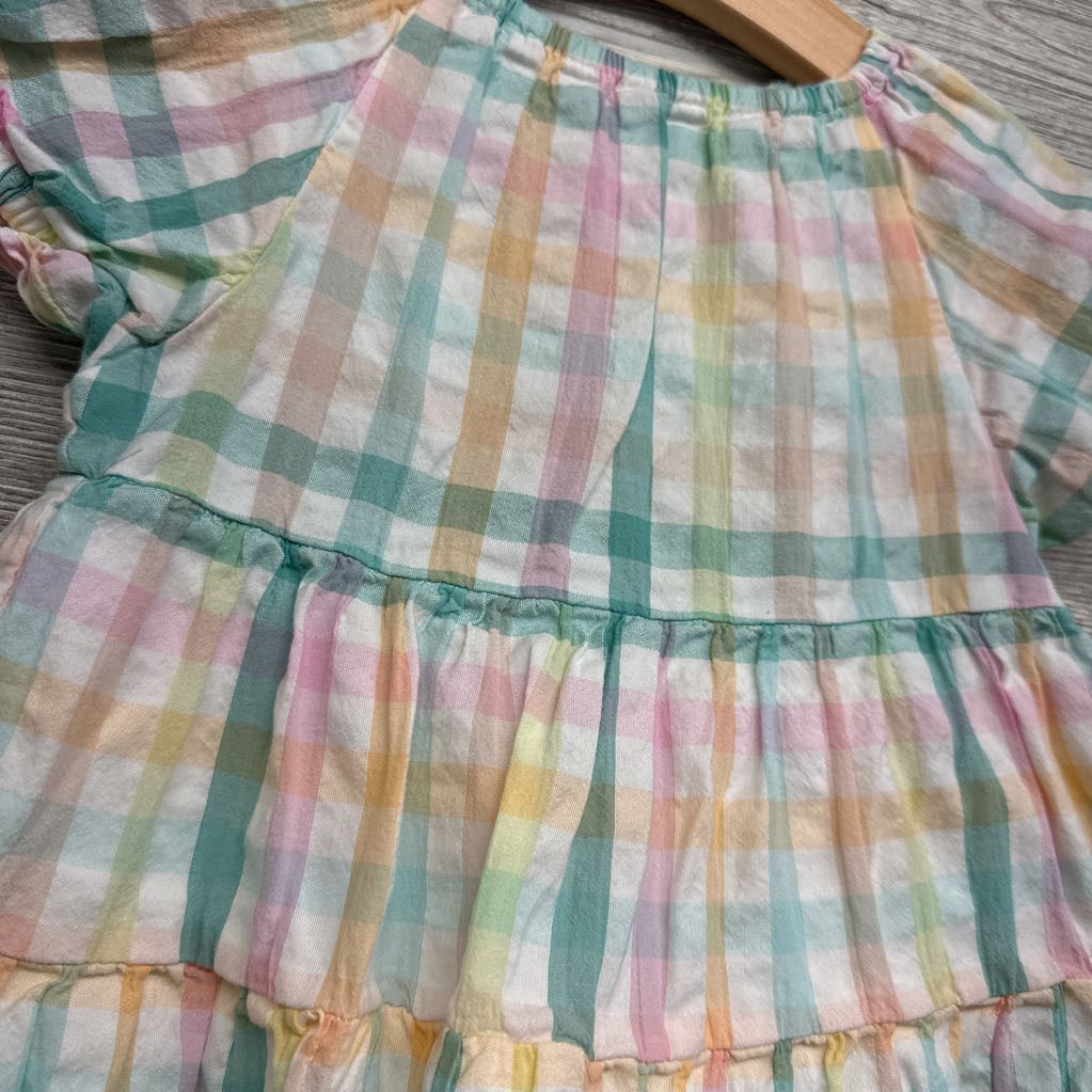 Gingham Tiered Dress 12M
