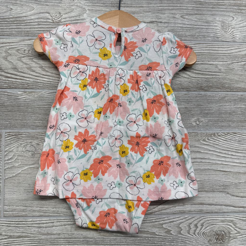 Sunsuit Flowers 3-6M