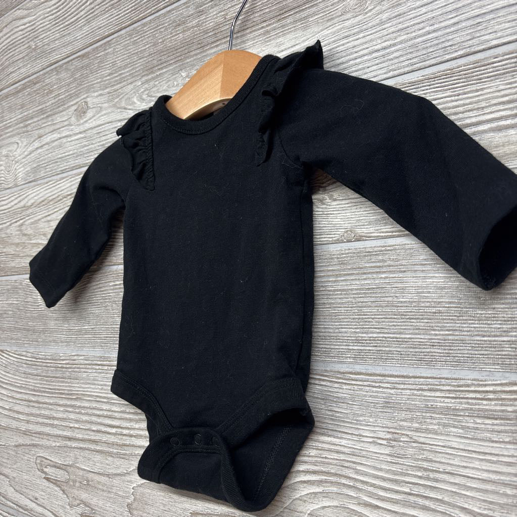 LS Bodysuit Ruffles NB