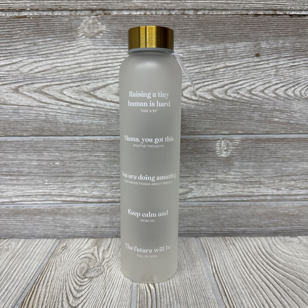 NEW Glass Water Bottle Hourly