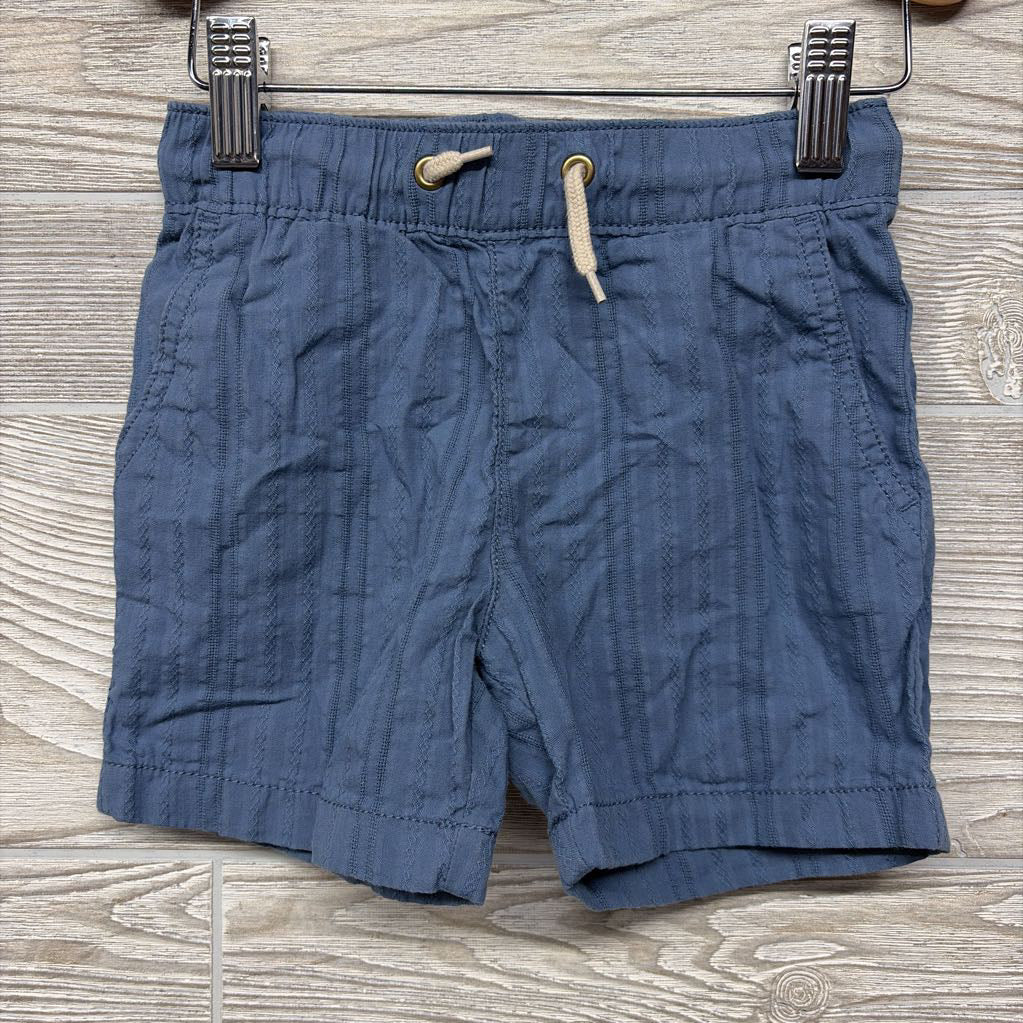 Textured Pull On Drawstring Shorts 3T