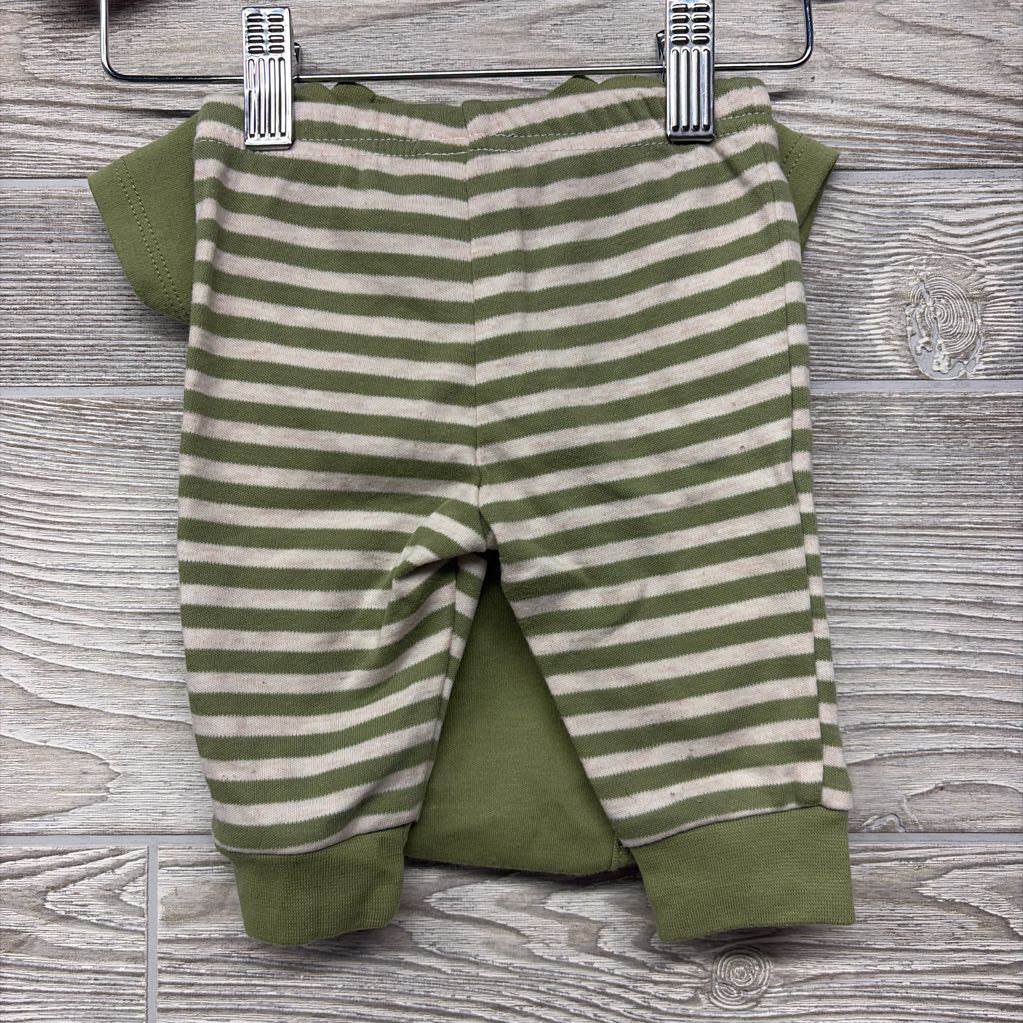 Shirt Just A Boy In Love With His Mama & Pants Stripes 3M