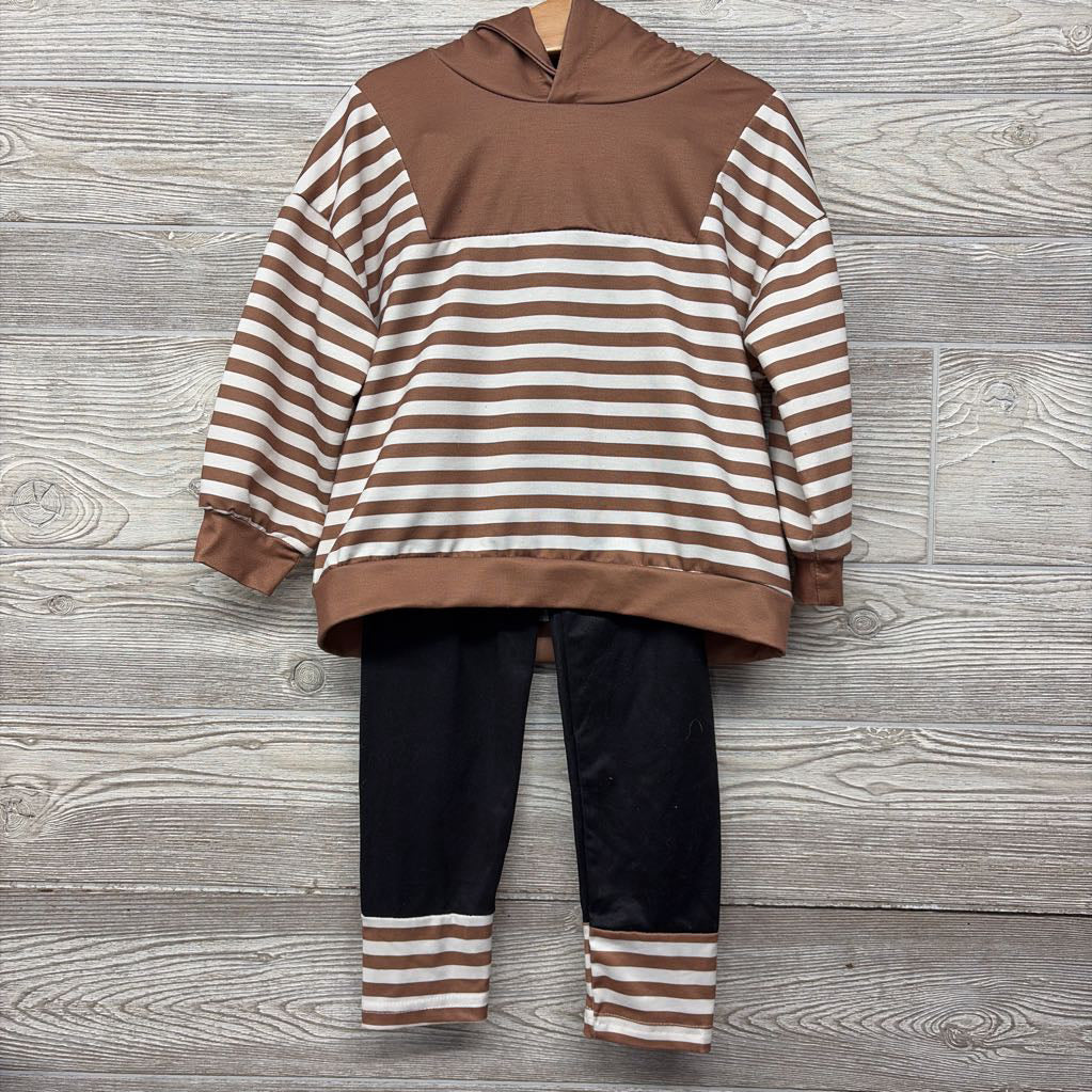 Hoodie Stripes & Pants 4-5