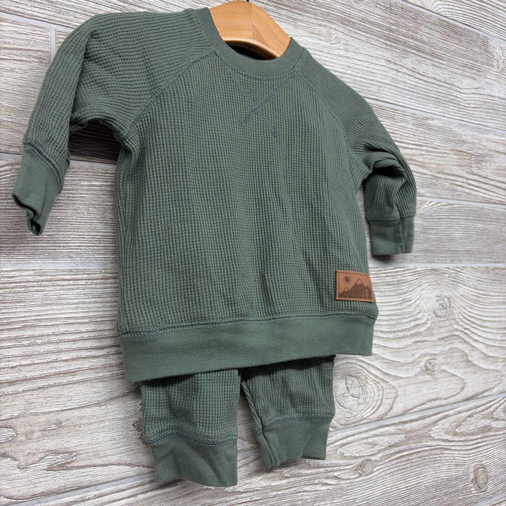 LS Waffle Knit Shirt & Pants Mountain 3M