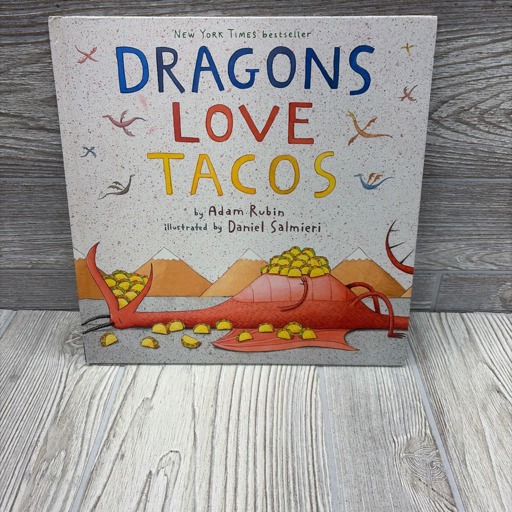 Dragons Love Tacos Hard Cover Book