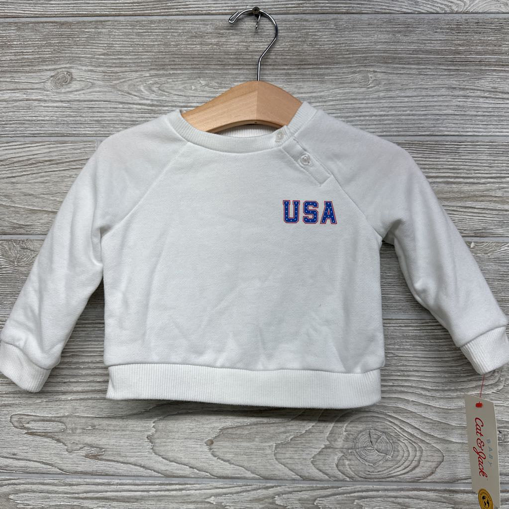 NEW Crewneck USA 6-9M
