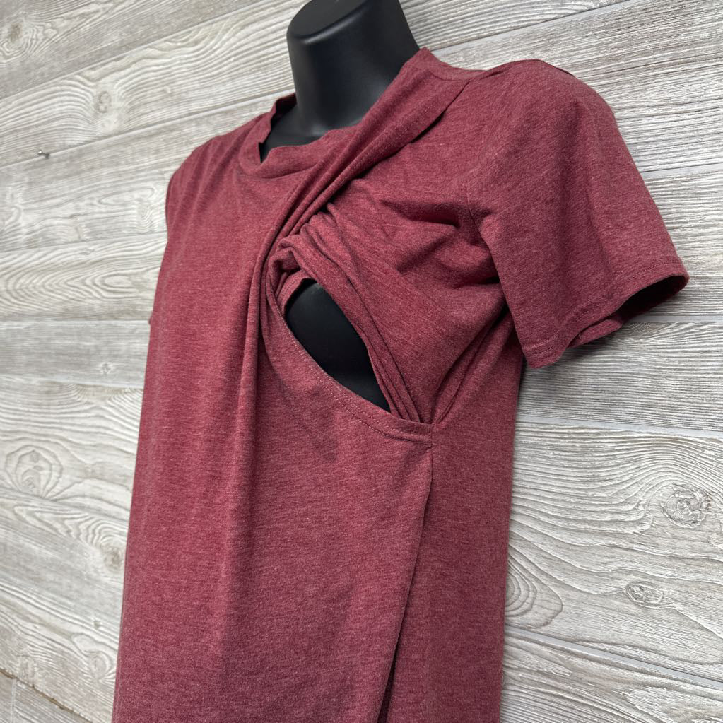 Nursing Shirt Side Buttons Medium