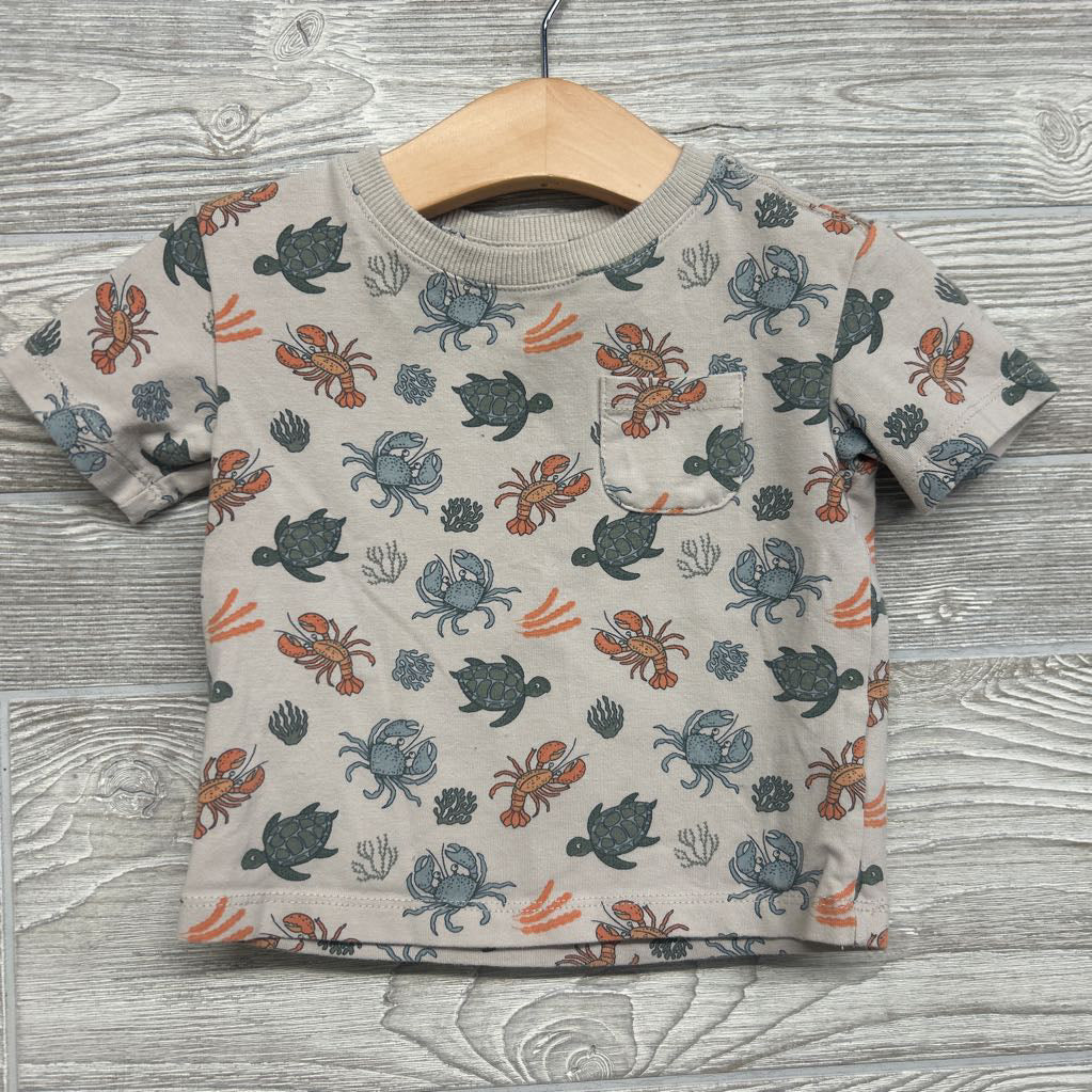Shirt Chest Pocket Lobsters Crabs 6-9M