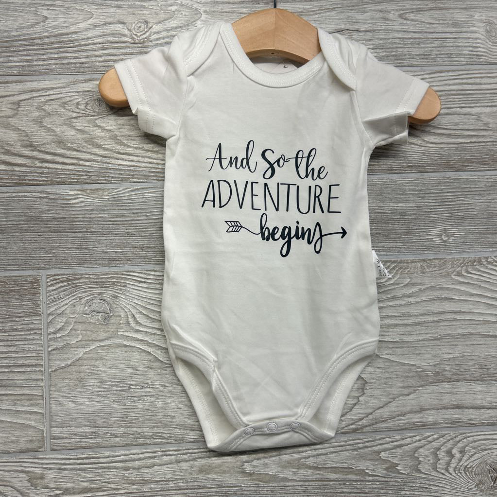 Bodysuit And So It Begins 0-3M