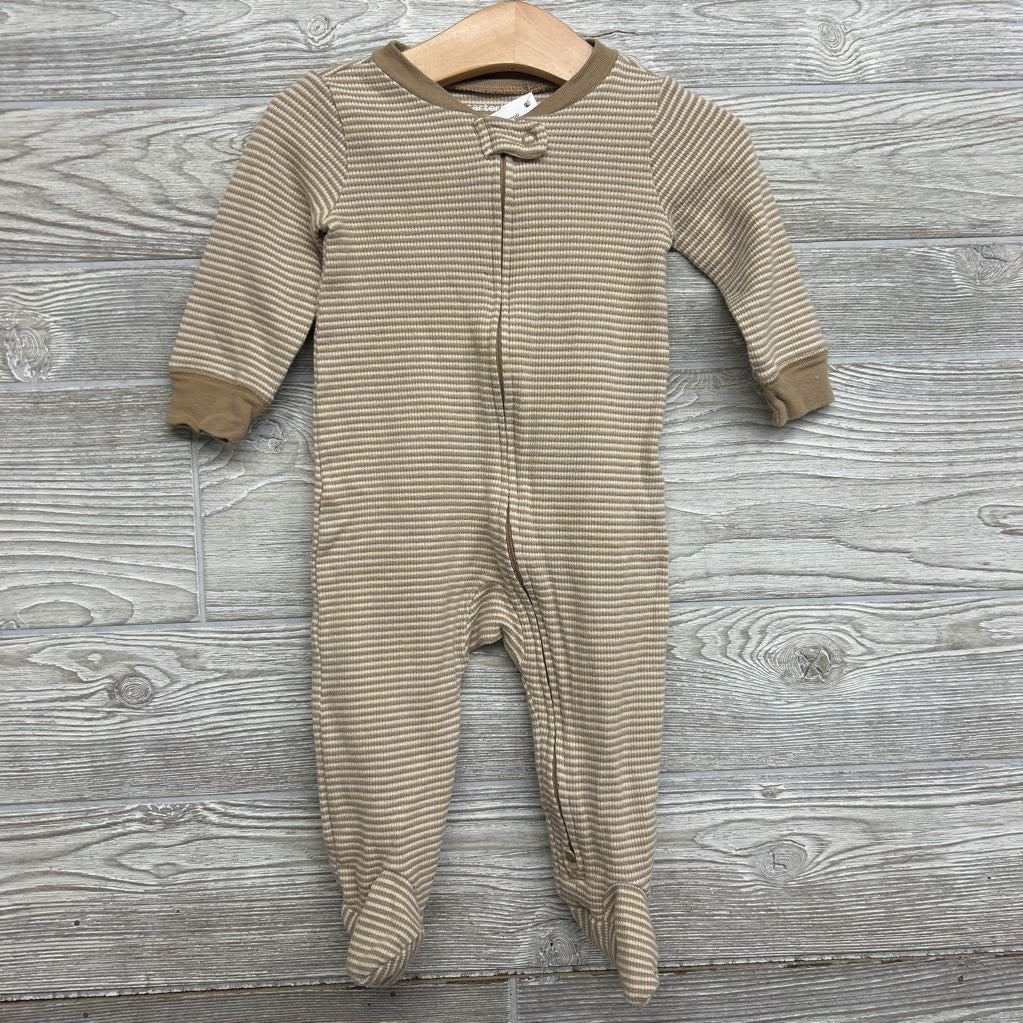 Waffle Knit Sleeper Stripes 9M
