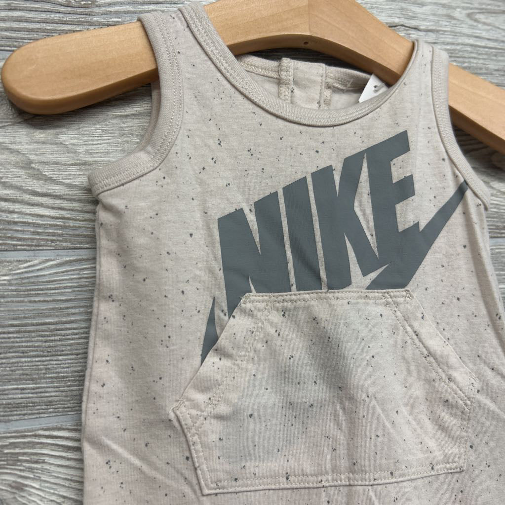 Tank Shorty Romper Speckles Kangaroo Pocket 3M