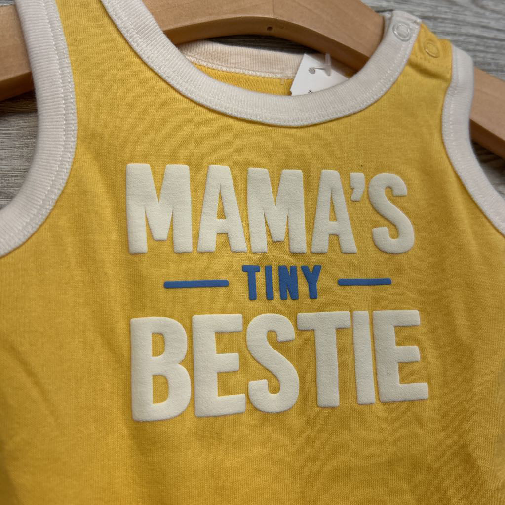 Tank Bodysuit Mama's Tiny Bestie 6-9M