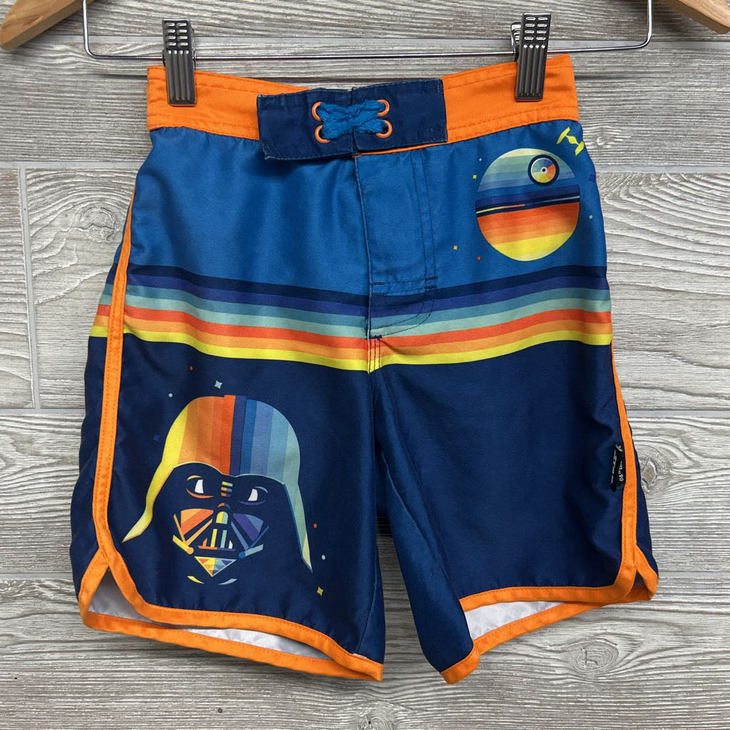Swim Trunks Stripes Darth Vader 5-6