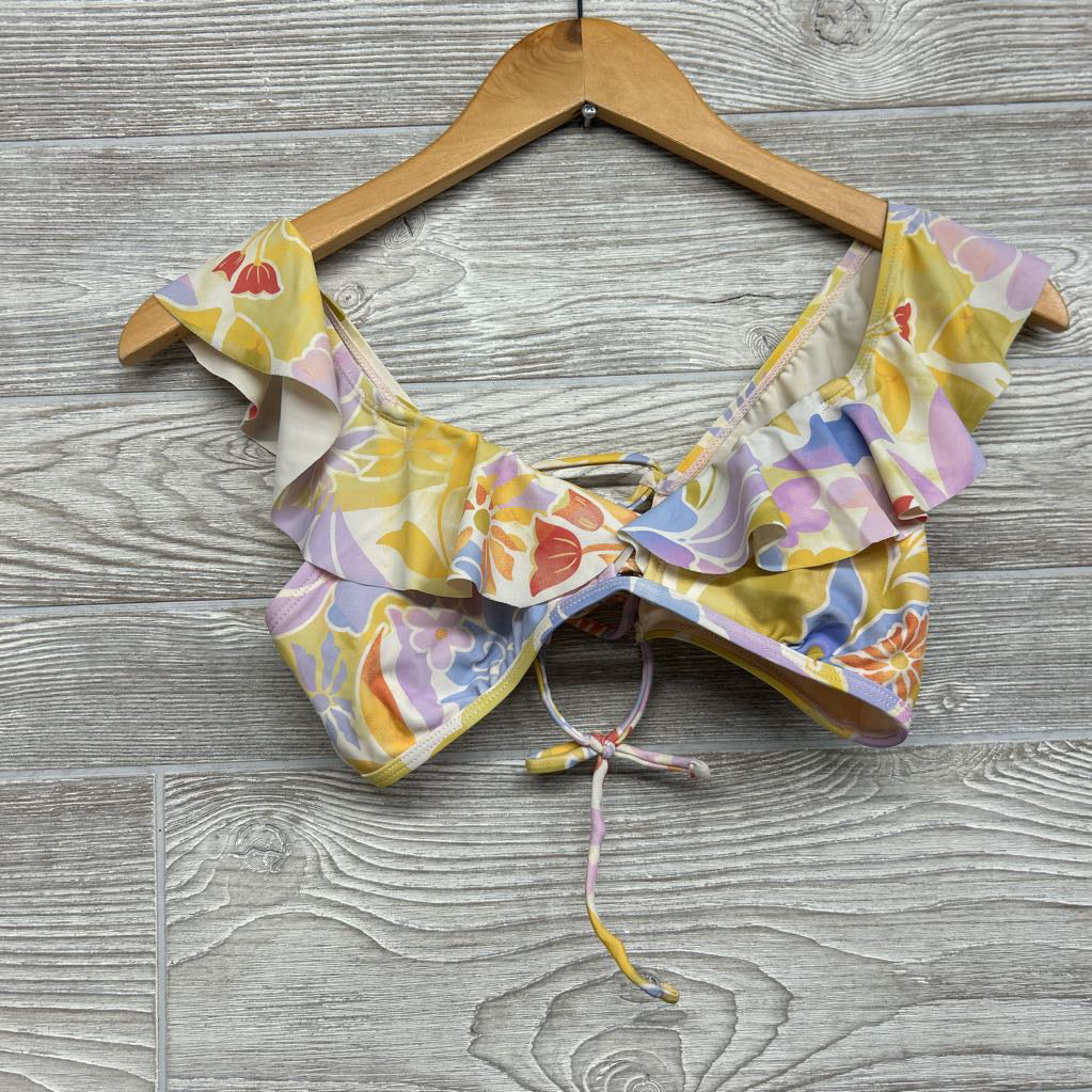 2 Pc Flutter Swimsuit Flowers 14